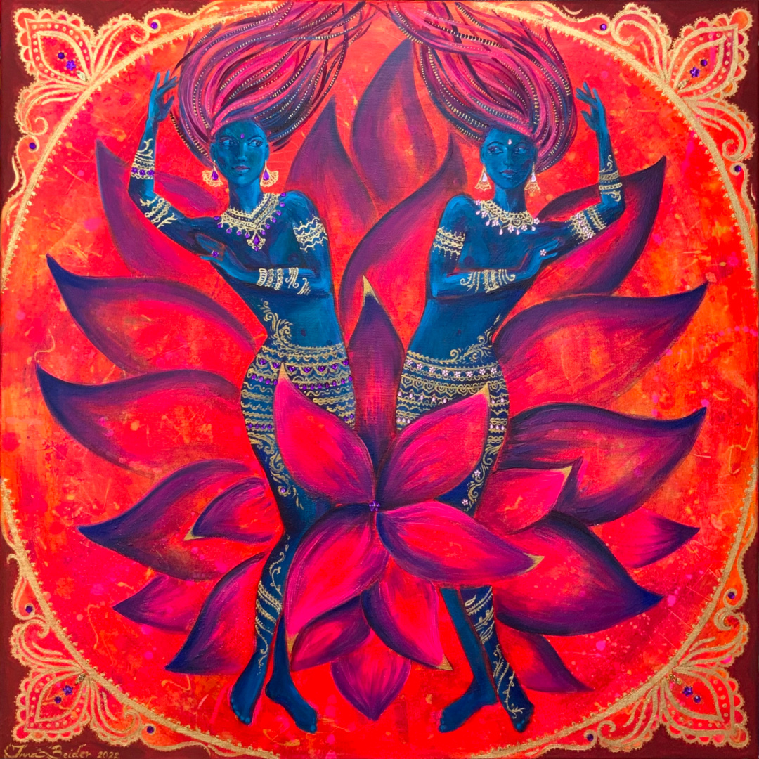 <h3>Dèjá Vu</h3><br/> <h4>Acrylic on Canvas<br/> 70 cm x 70 cm<br/> 2022</h4>