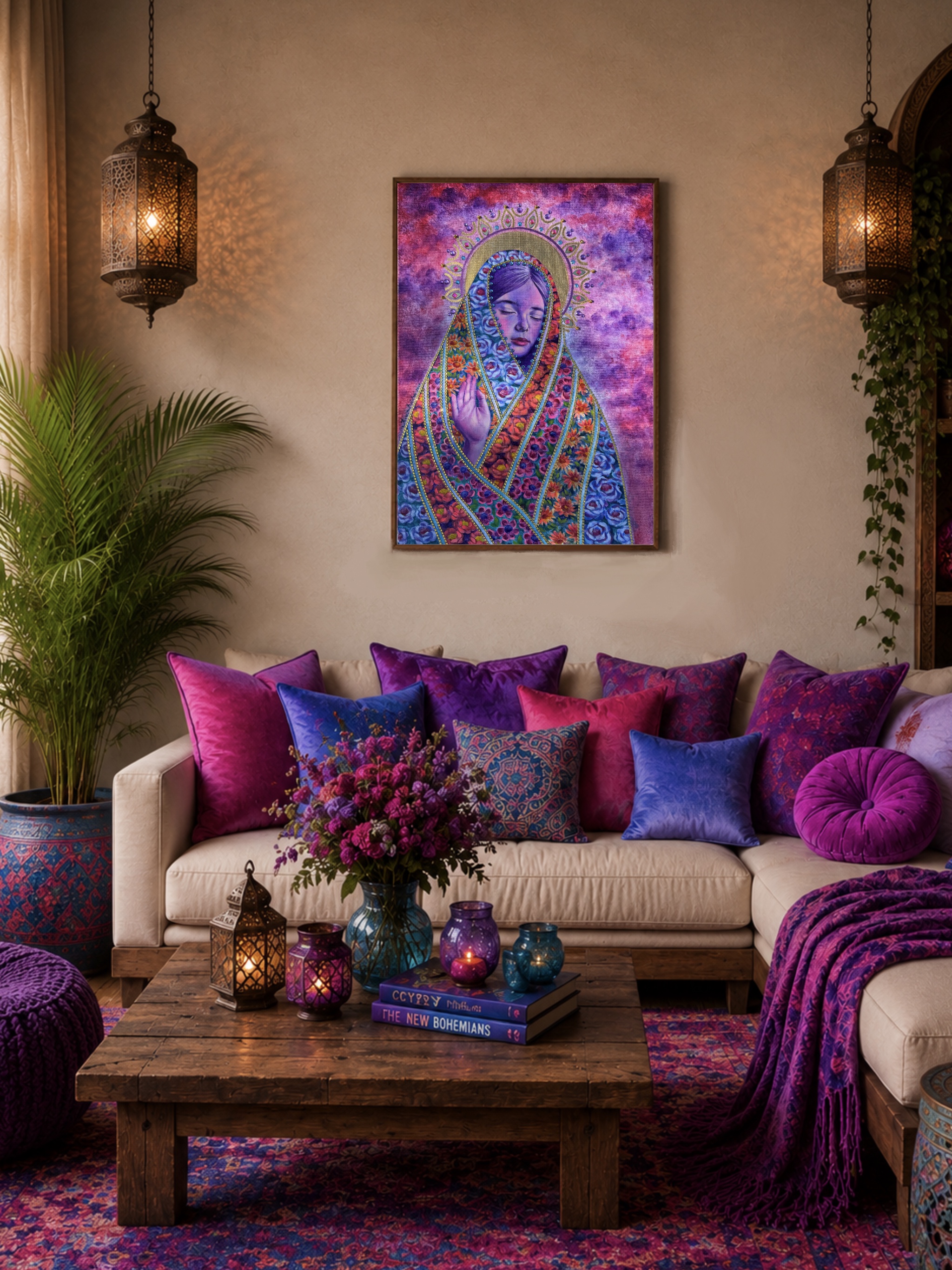<br/> <br/> <br/> <h3>Grace</h3><br/>  <h4>Mixed Media on Canvas <br/> ⌀ 50 cm x 70 cm <br/> 2026</h4>  