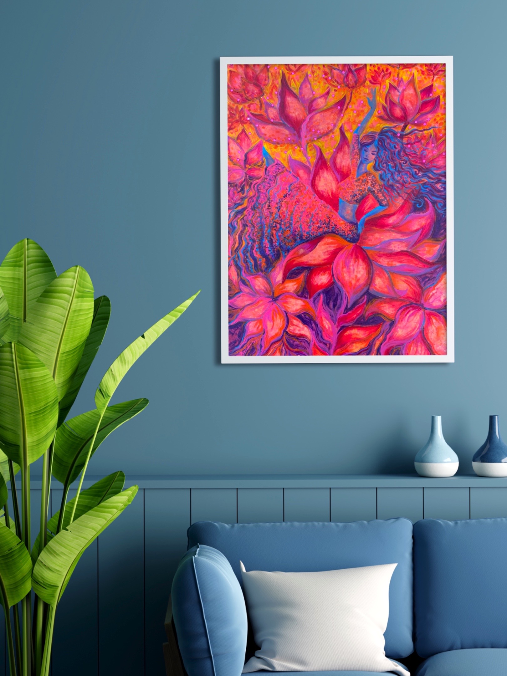 <h3>Inner Beauty 🔴</h3><br/><h4> Acrylic on Canvas<br/> 50 cm x 70 cm<br/> 2022</h4>